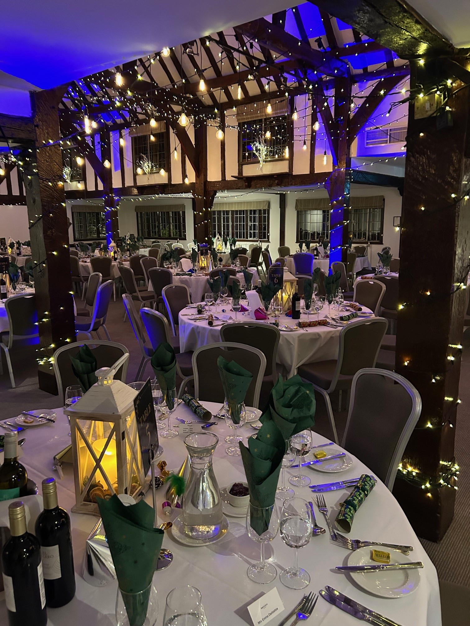 Tithe Barn Christmas Wedding